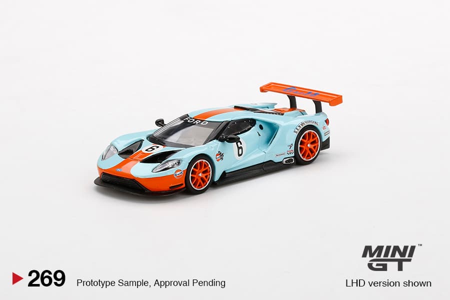 Mini GT #269 Ford GT GTLM Gulf Racing Limited Edition