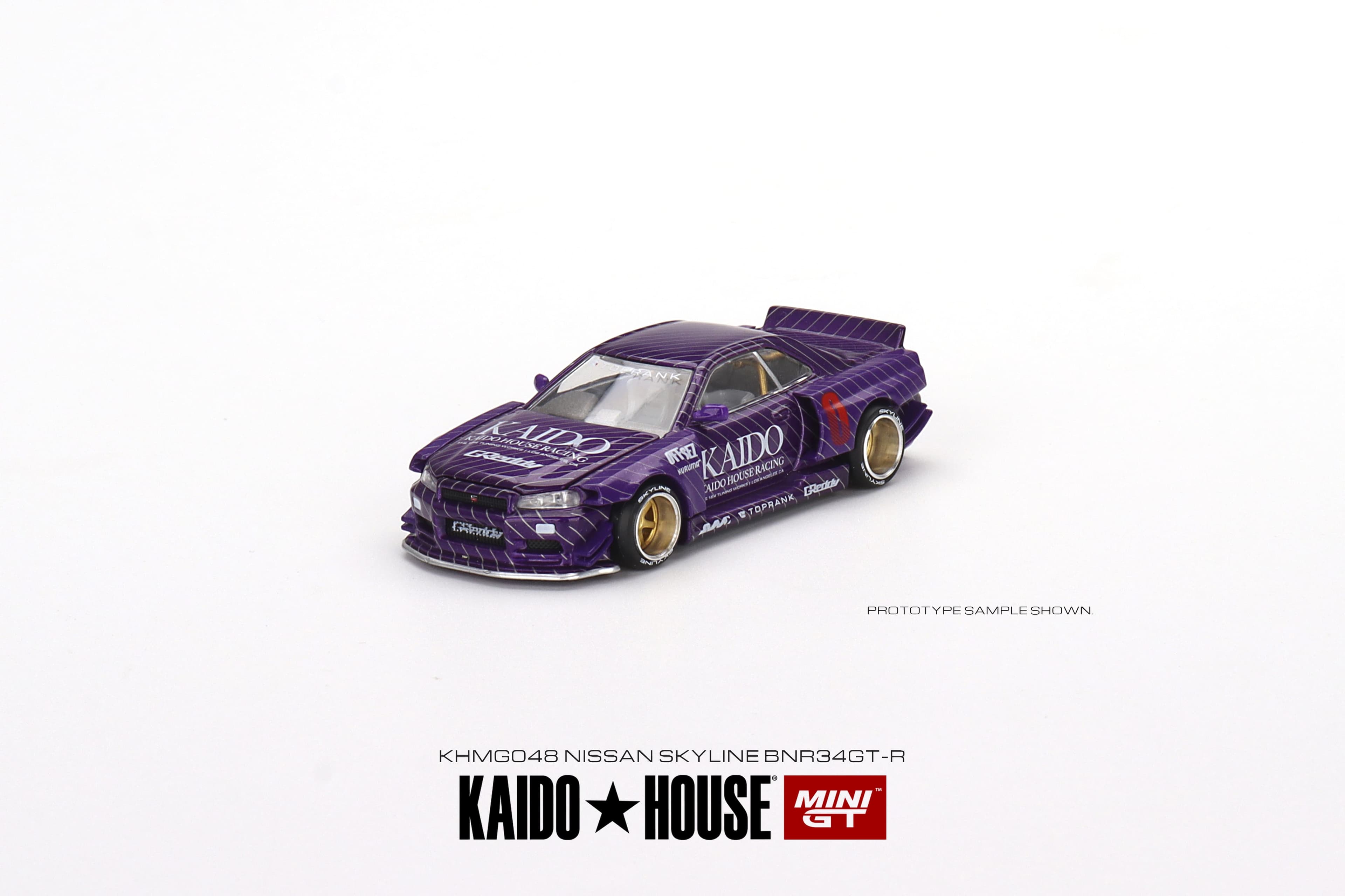 Nissan Skyline GT-R R34 Kaido Works Purple